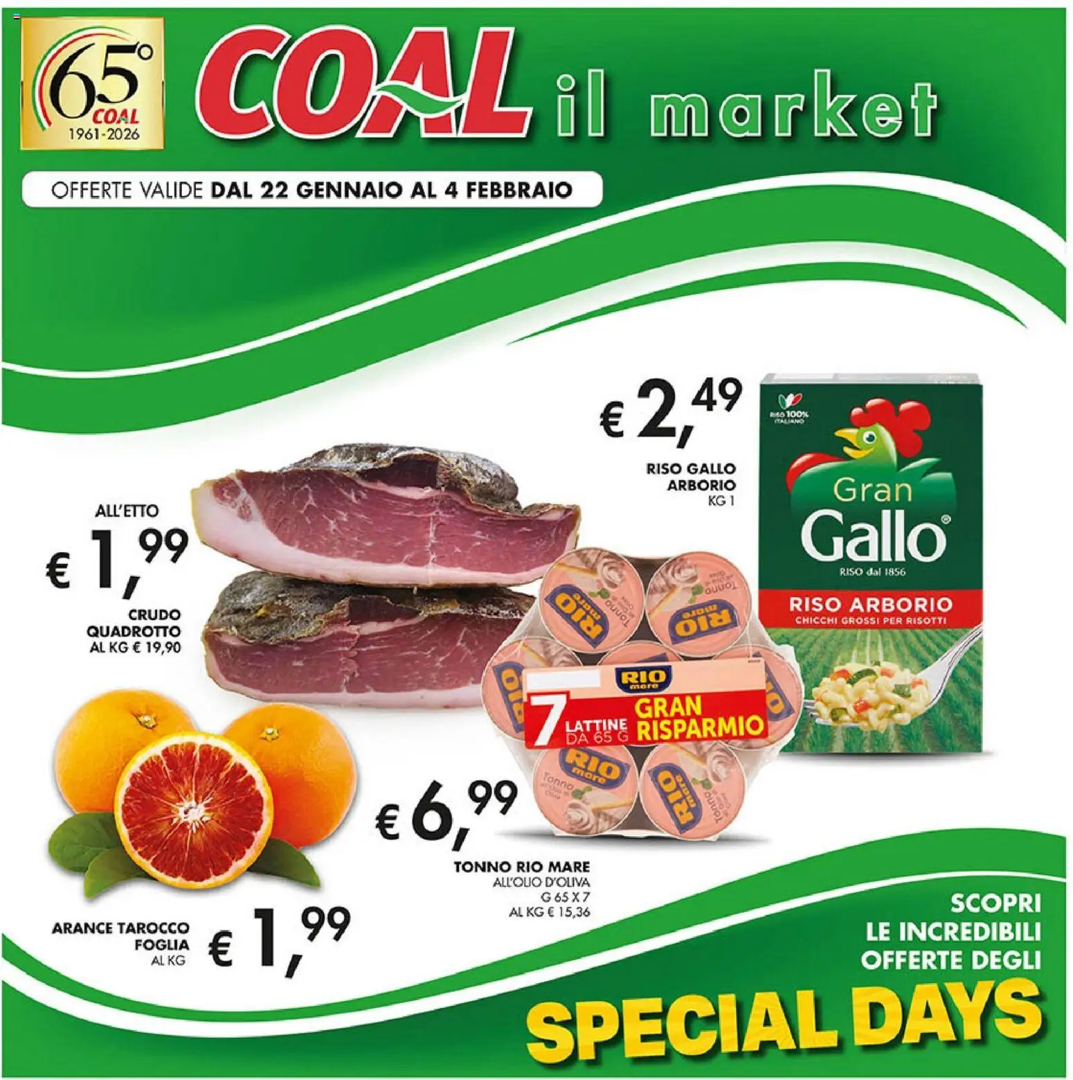 Volantino Coal	 - pagina 1 - valido dal 22/01/2026
