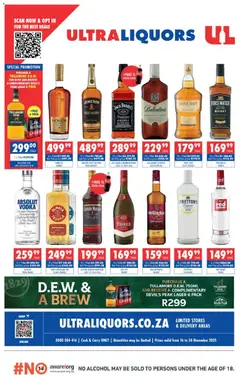 Preview Ultra Liquors Specials valid from 16/11/2025