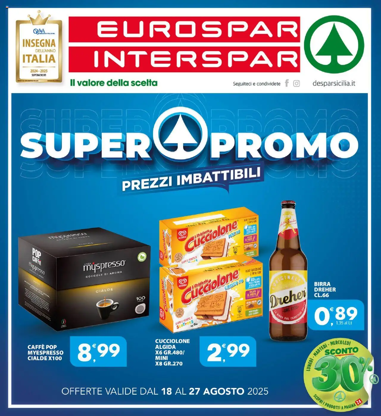 Eurospar Sicilia catalogo - pagina 1 - valido dal 18/08/2025