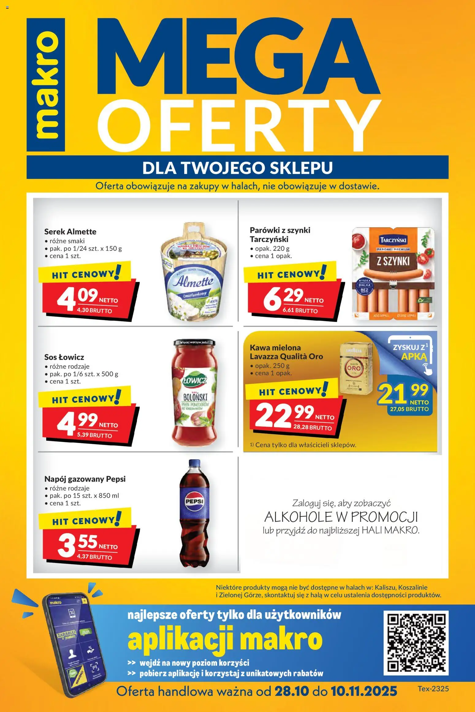 Makro Gazetka - Mega oferty dla Twojego Sklepu - strona 1- ważny od 28.10.2025