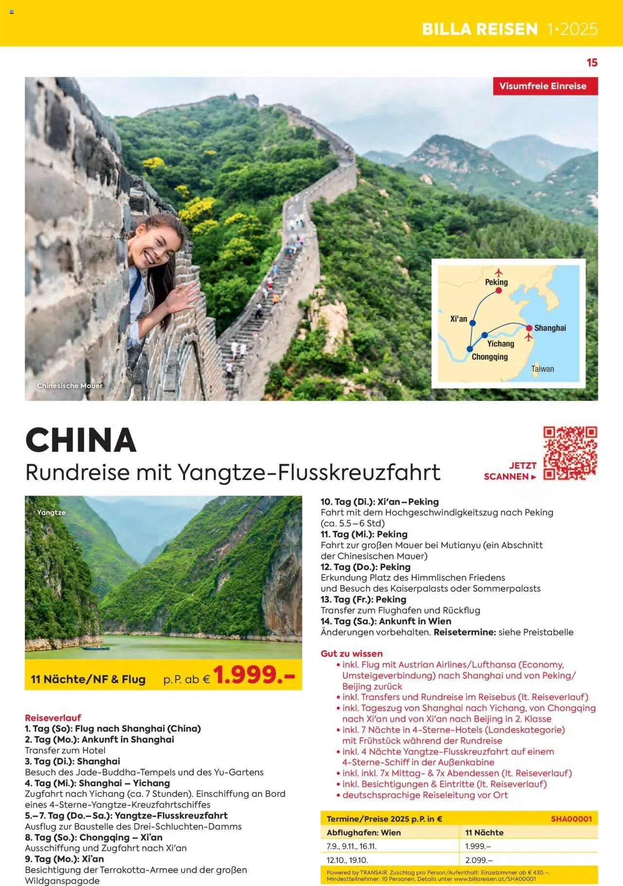 Billa Rundreise Highlights - page 15- valid from 03.06.2025