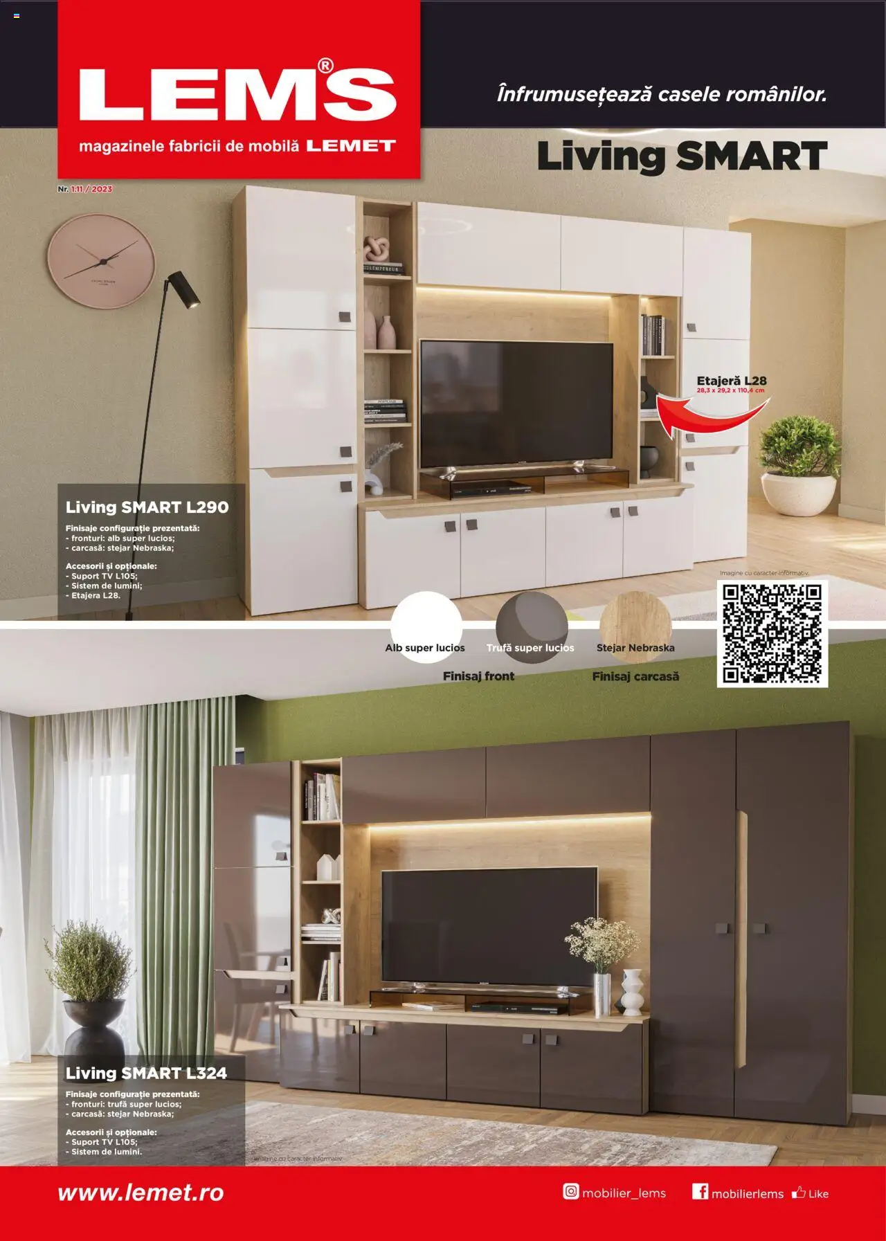 Lem’s catalog - Living-uri Smart și Smart Plus - pagina 1- valabil de la 20.11.2023