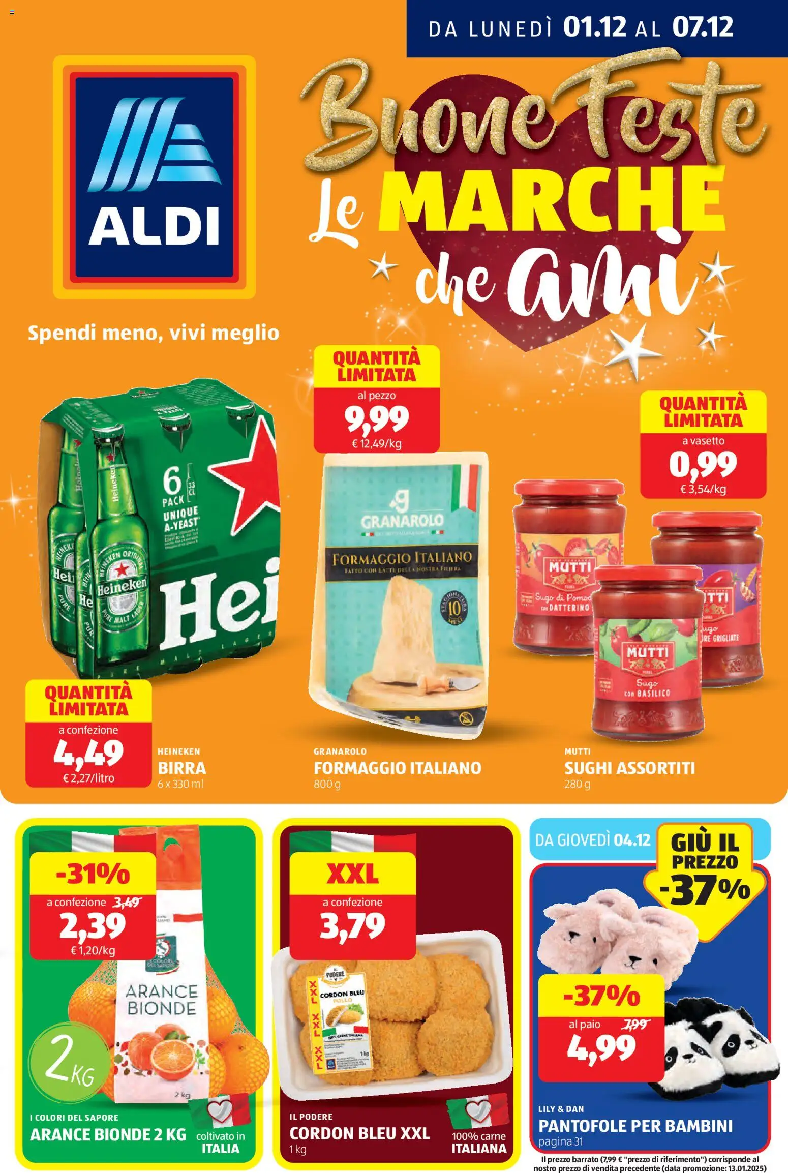 Volantino Aldi	 - pagina 1 - valido dal 01/12/2025