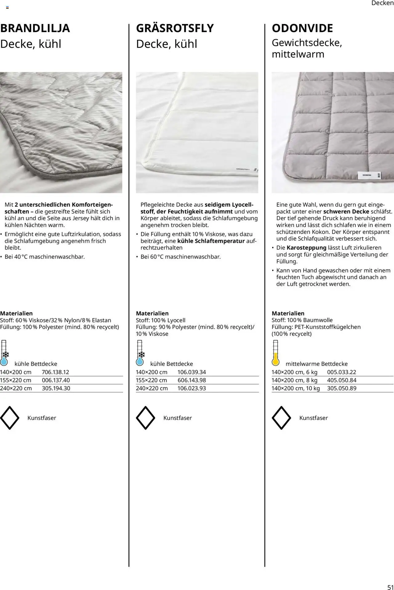 Ikea Prospekt  Schlafkomfort	 - Seite 51 - gültig ab 30.09.2025