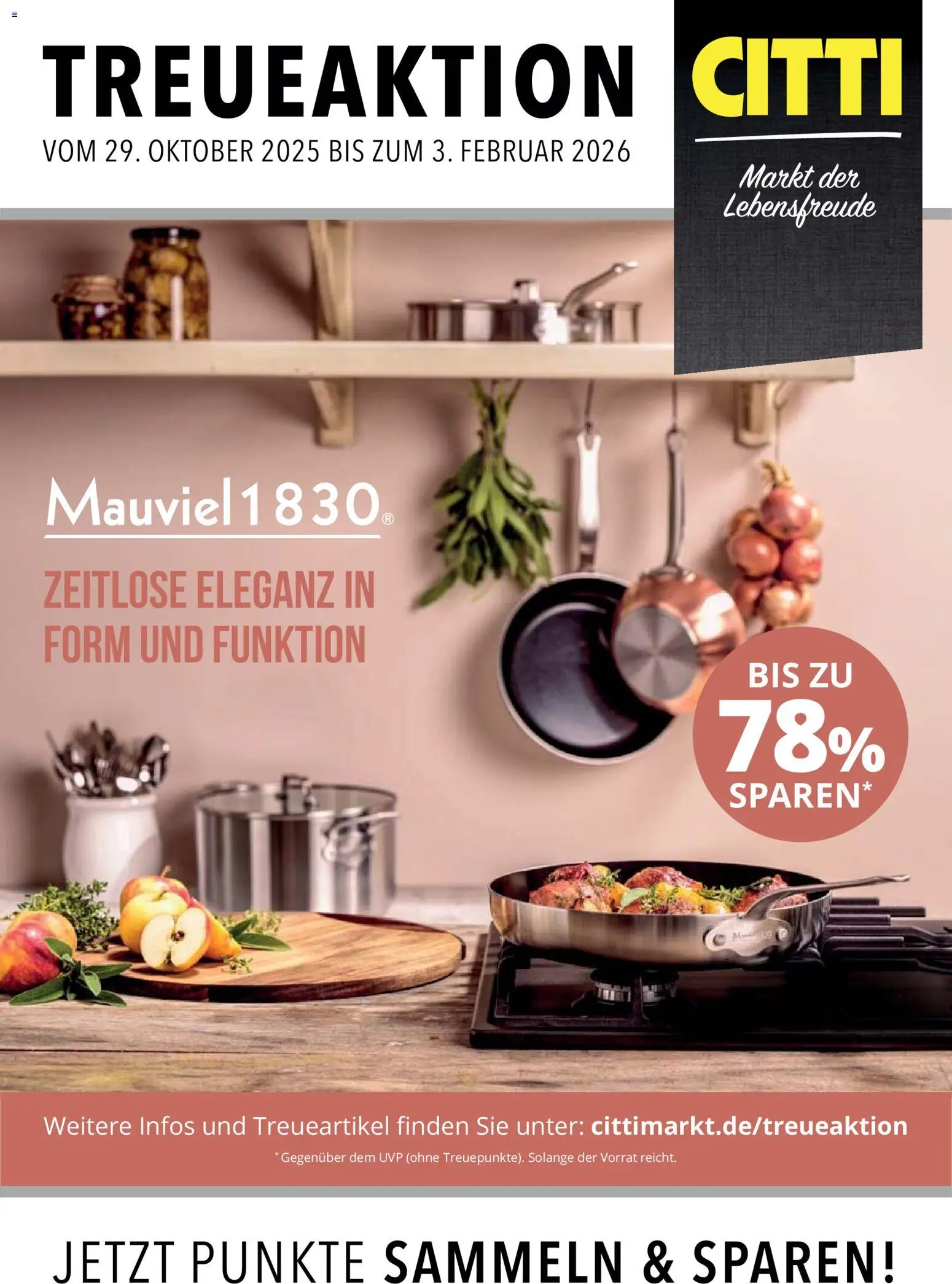CITTI Markt Treueheftaktion - Seite 1 - gültig ab 29.10.2025