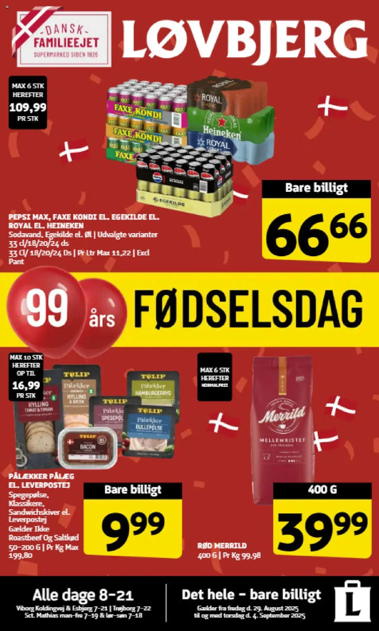Løvbjerg - Tilbudsavis - side 1- gyldig fra 29/08/2025