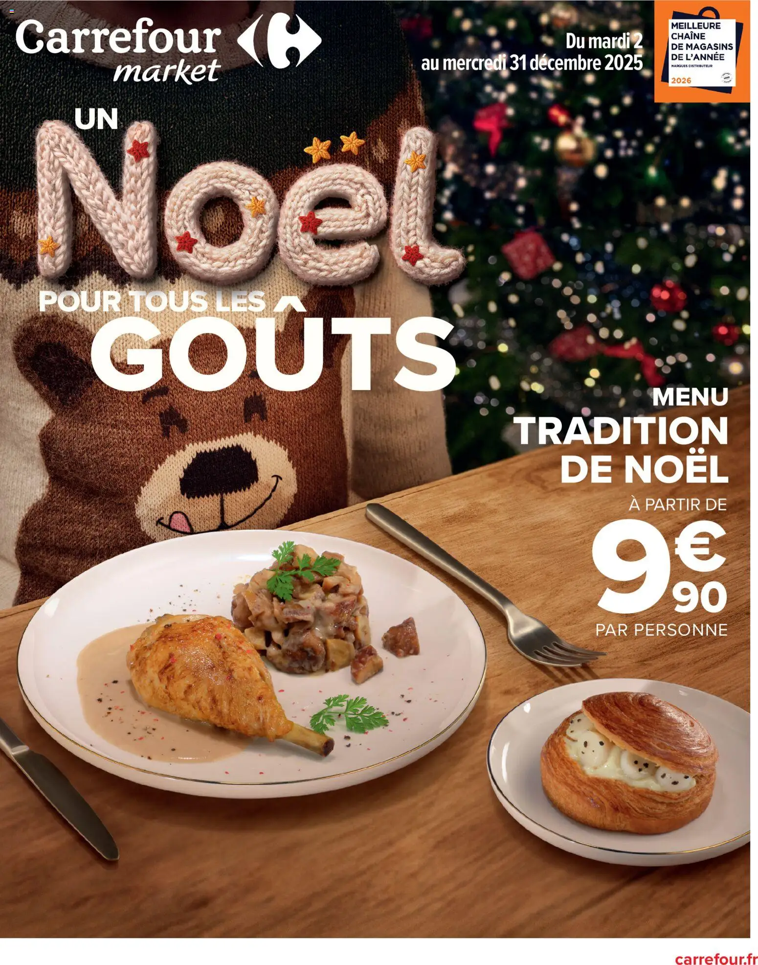 Carrefour Market Traiteur festif - page 1 - valable à partir du 02/12/2025