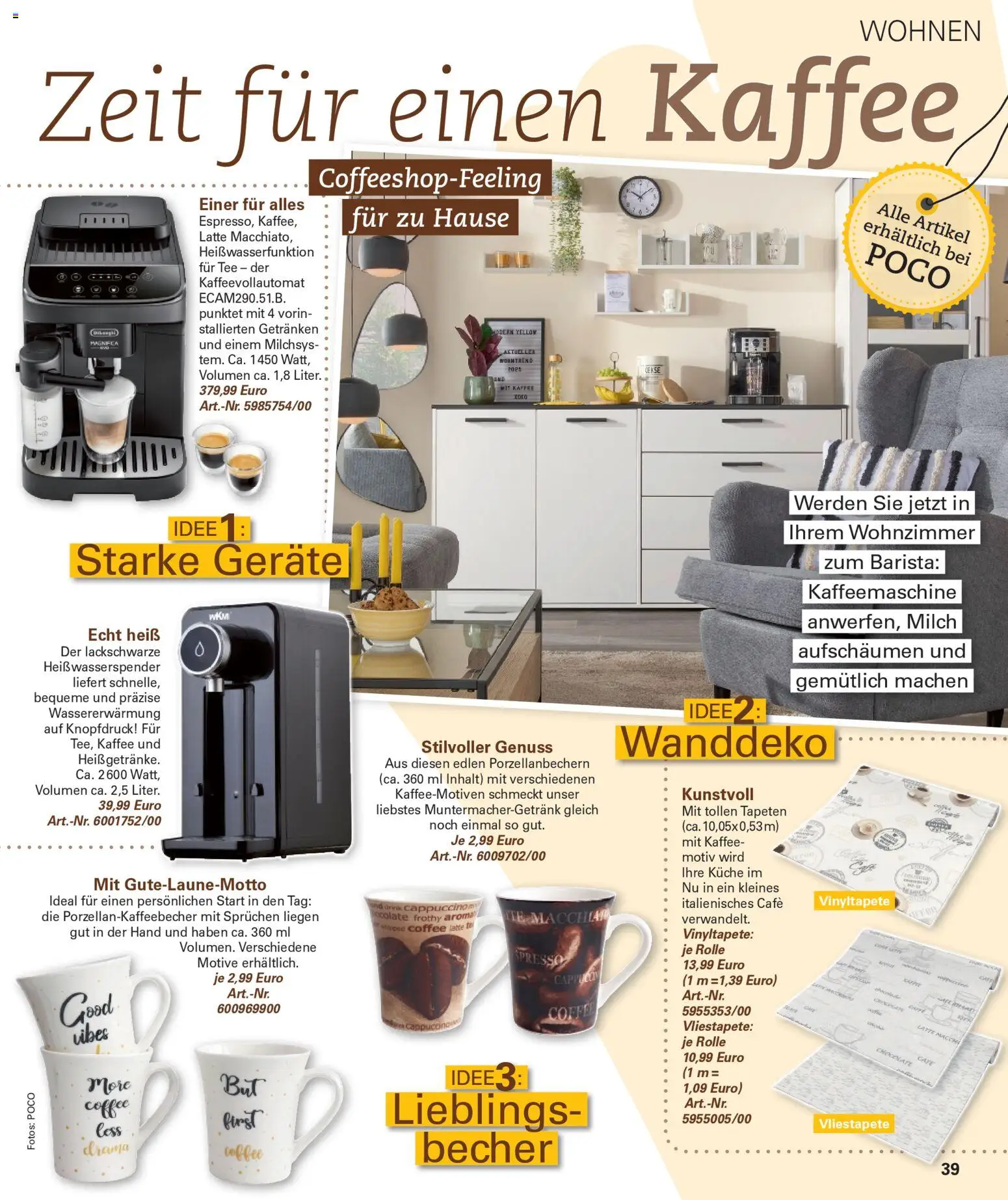 Poco Wohnwelt Winter 2025 - Seite 39 - gültig ab 01.12.2025