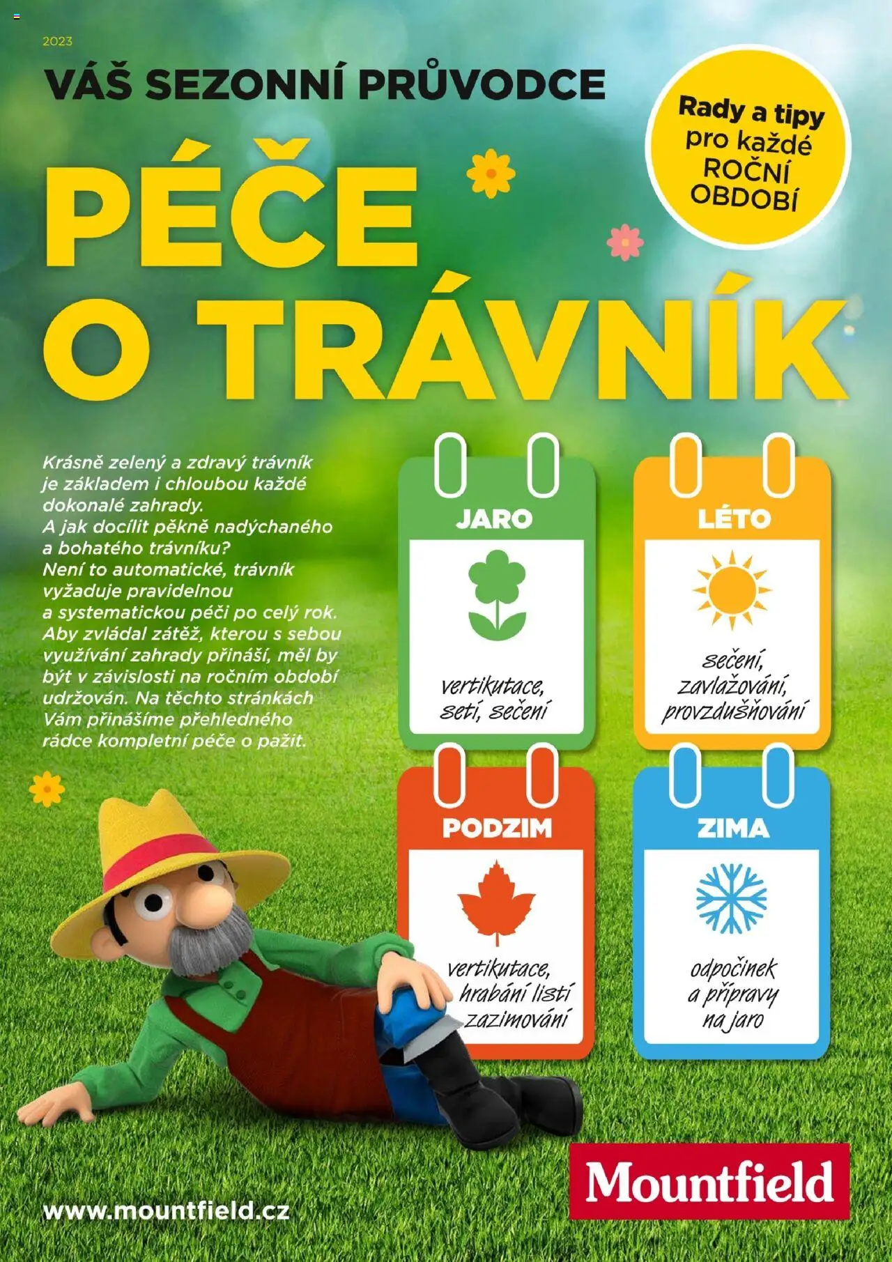 Mountfield katalog - Péče o trávník - strana 1- platný od 24.03.2023
