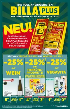 Vorschau Billa Plus Flugblatt gültig ab 17.07.2025