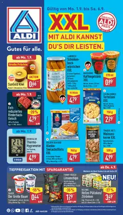 Vorschau Aldi Prospekt 	 gültig ab 01.09.2025