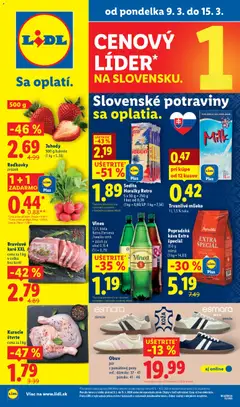 Lidl leták platný od 09.03.2026