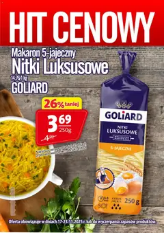 Podgląd Prim Market Promocja - Makaron Nitki Luksusowe Goliard ważny od 17.11.2025