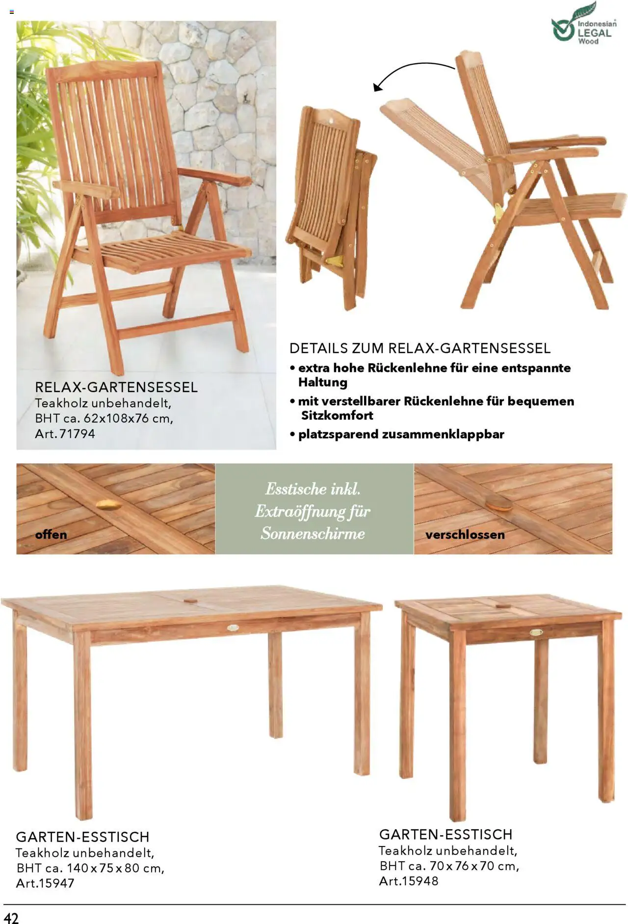 Rahaus Prospekt Gartenmöbel - Seite 42 - gültig ab 07.04.2025