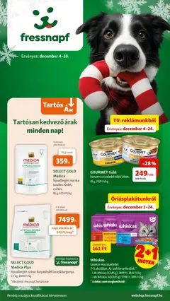 Előnézet Fressnapf Akciós újság érvényes 2025.12.04.-tól