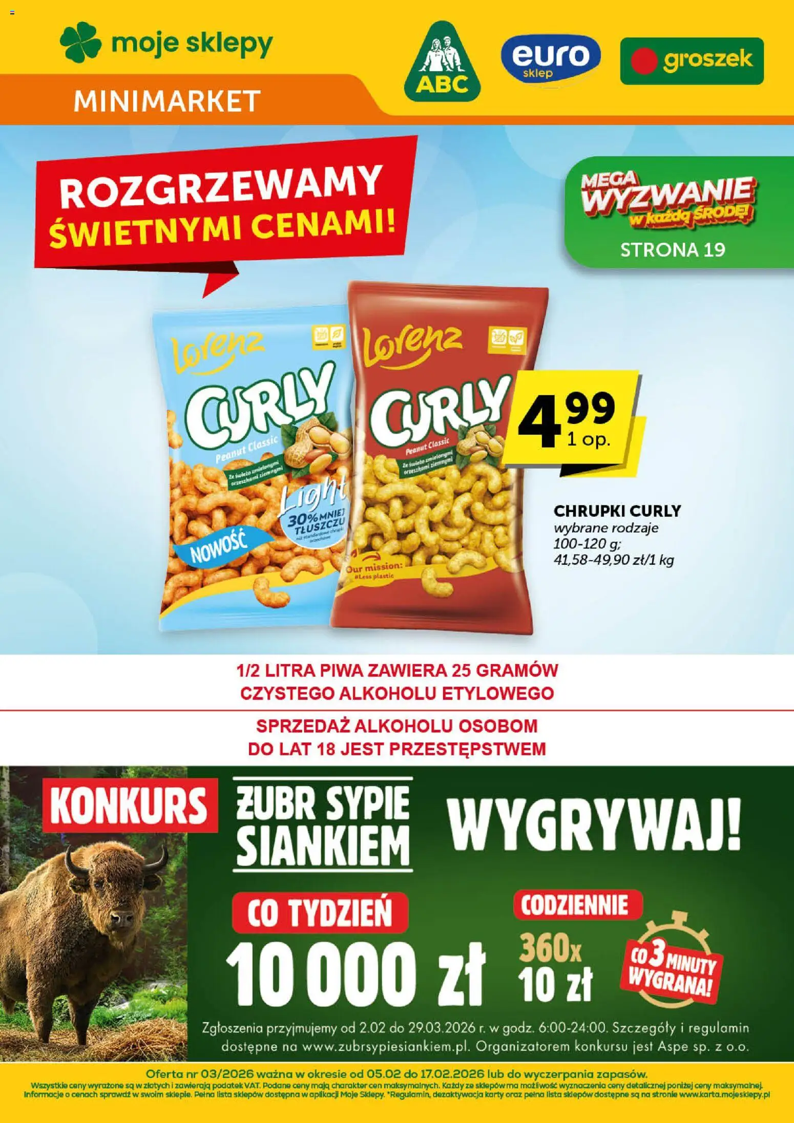 Groszek Gazetka - Minimarket - strona 1- ważny od 05.02.2026
