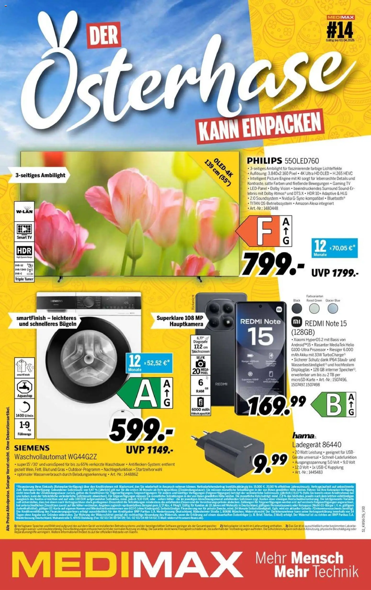 Medimax Prospekt 	 - Seite 1 - gültig ab 27.03.2026