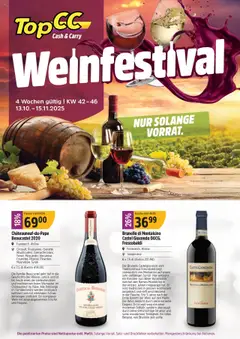 Vorschau TopCC Aktionen Weinfestival gültig ab 13.10.2025