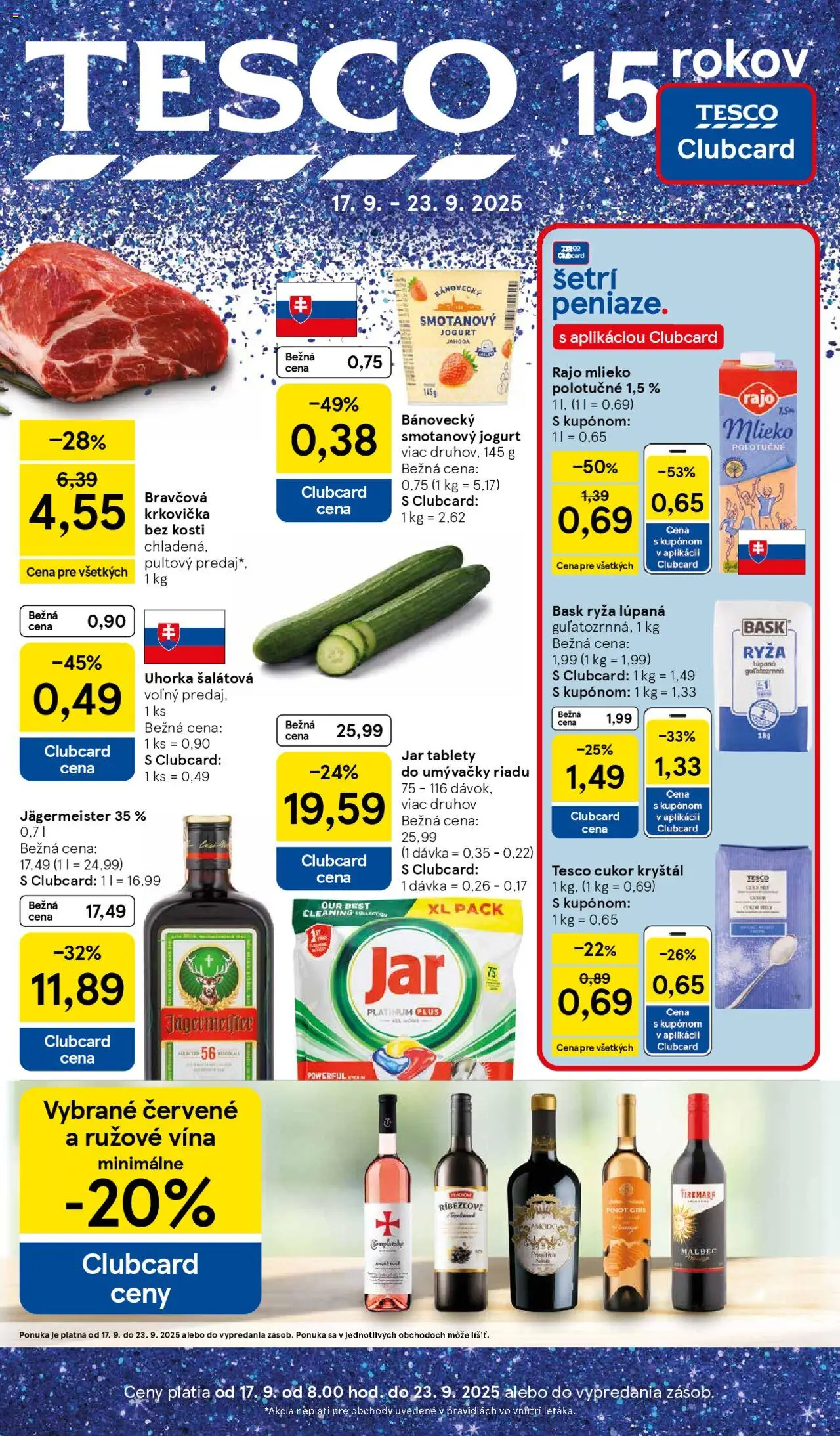 Tesco Hypermarket - leták - strana 1- platný od 17.09.2025