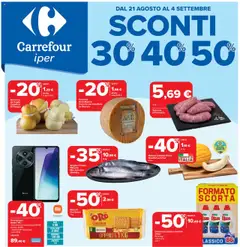 Anteprima Volantino Carrefour	 valida dal 21/08/2025