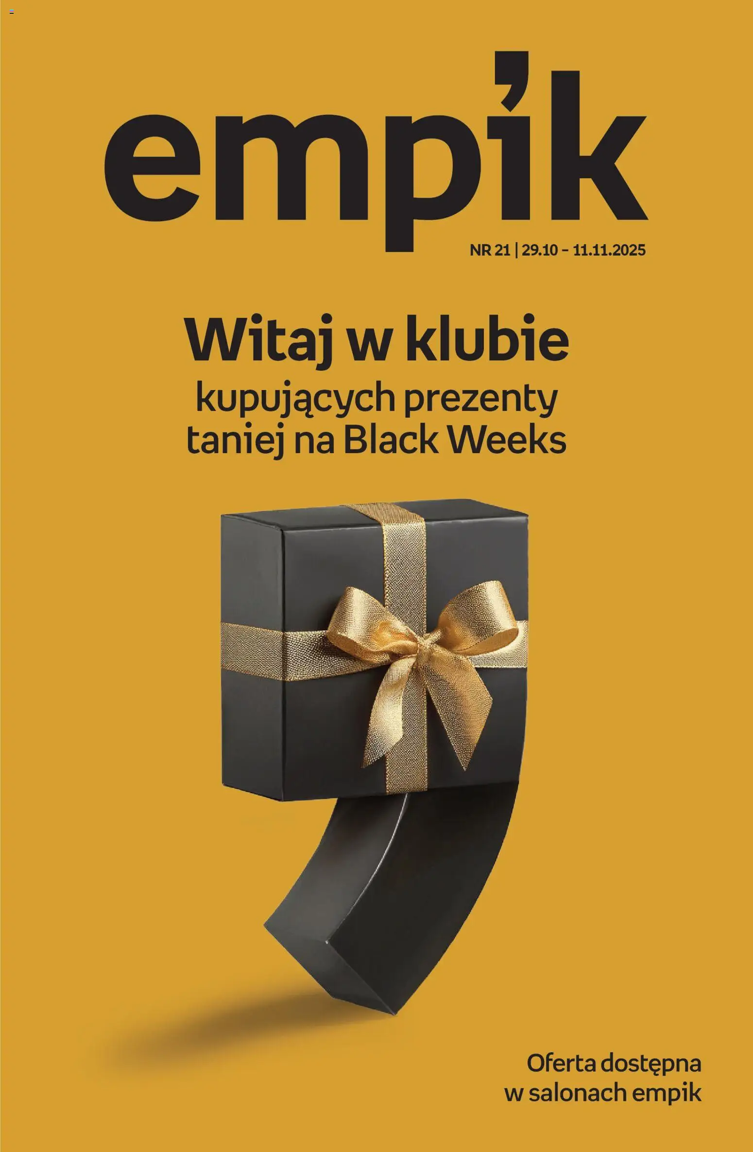 Empik Black Friday - strona 1- ważny od 29.10.2025