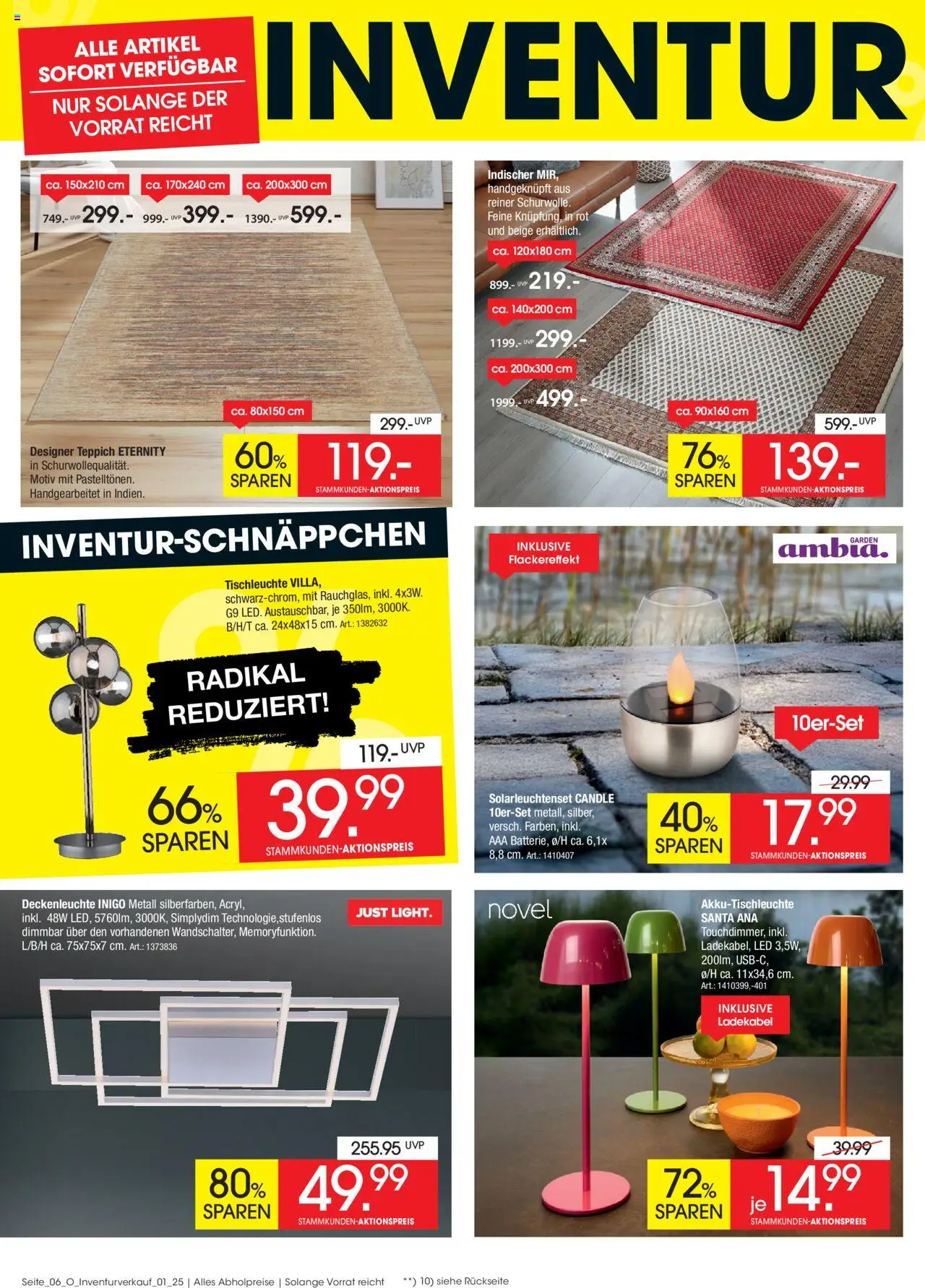 Zurbrüggen Inventurverkauf - Seite 8 - gültig ab 03.07.2025