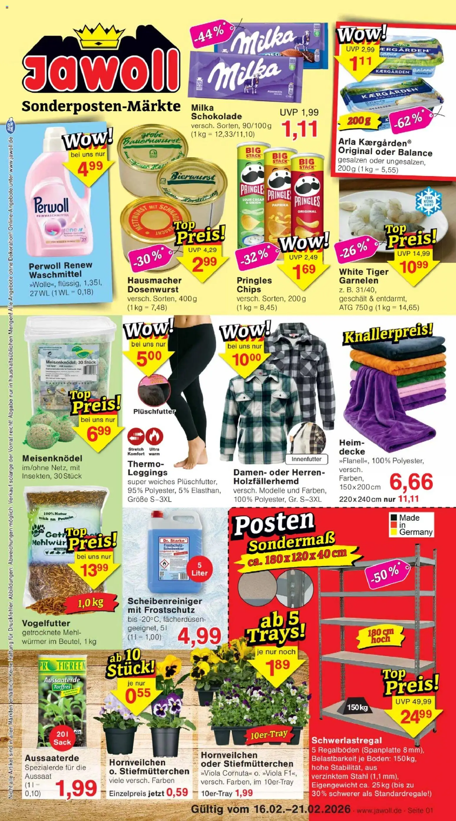 Jawoll Prospekt - Seite 1 - gültig ab 16.02.2026