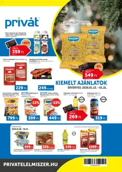 Előnézet PRIVÁT Akciós újság érvényes 2026.01.15.-tól