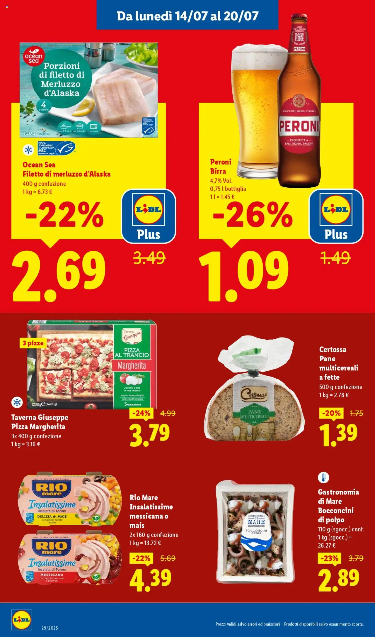 Volantino Lidl	 - pagina 10 - valido dal 14/07/2025