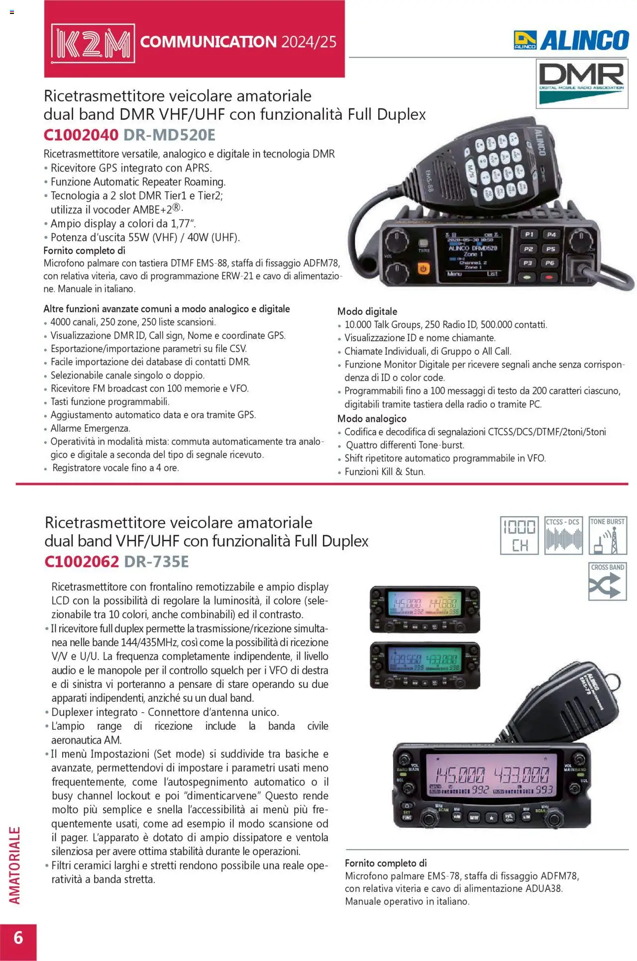 GBC Comunicazione K2M catalogo - pagina 6 - valido dal 31/05/2025