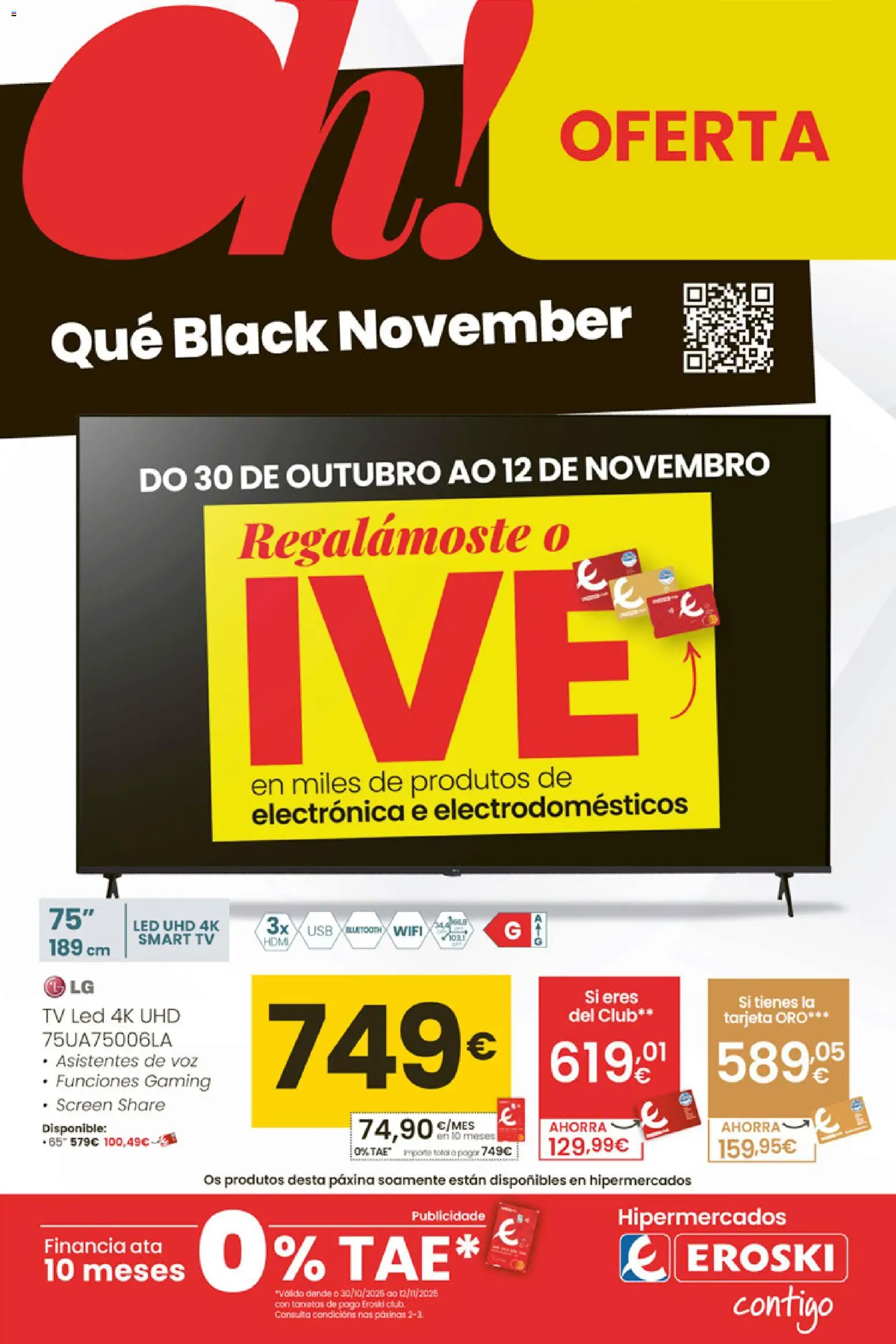 Eroski - Black Friday - Página de 1 - Válido desde 30/10/2025