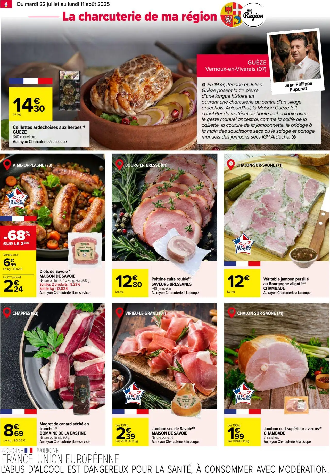 Carrefour le meilleur de ma région - page 4 - valable à partir du 22/07/2025