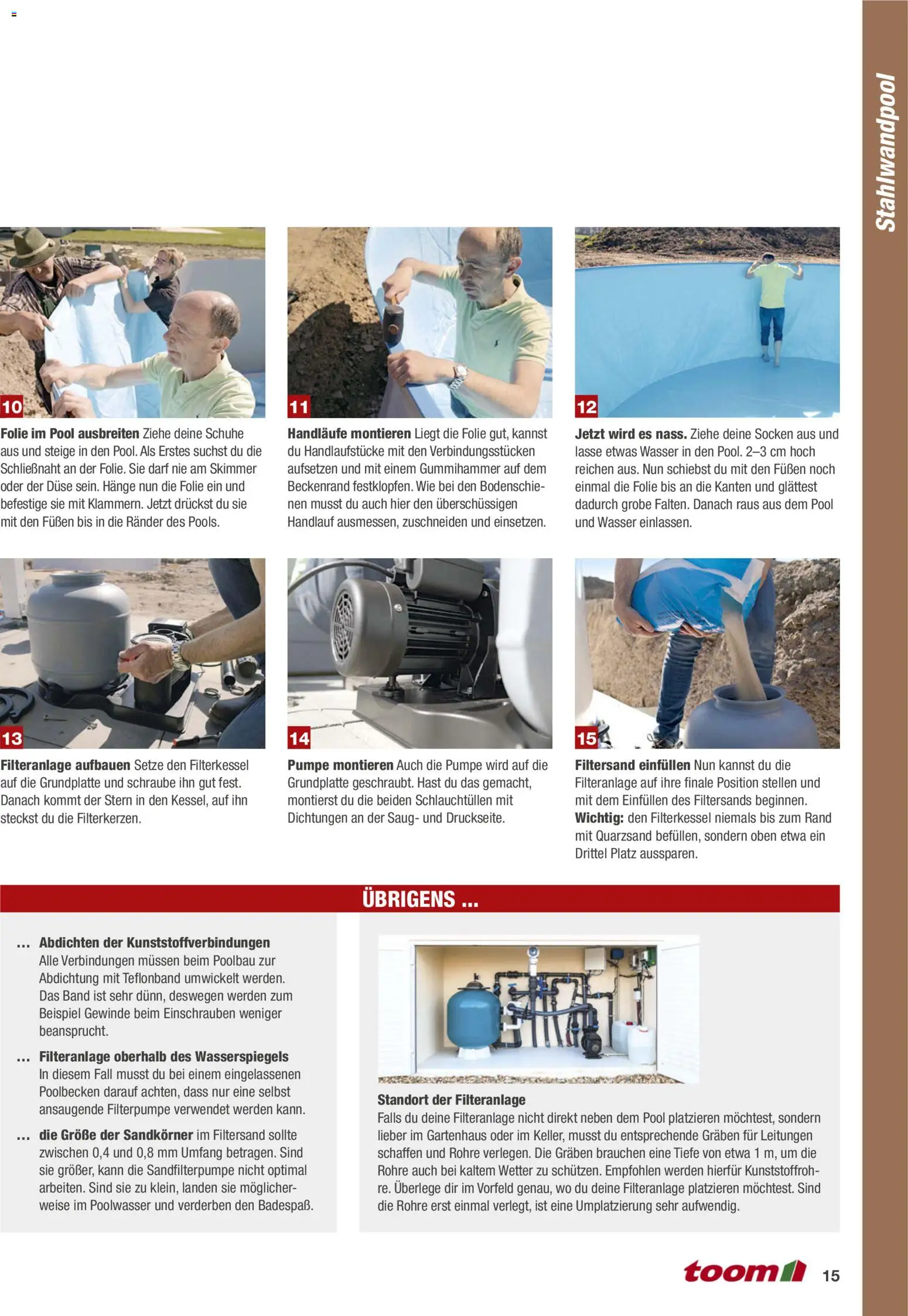 Toom Baumarkt Pool selber bauen - Seite 15 - gültig ab 01.01.2026