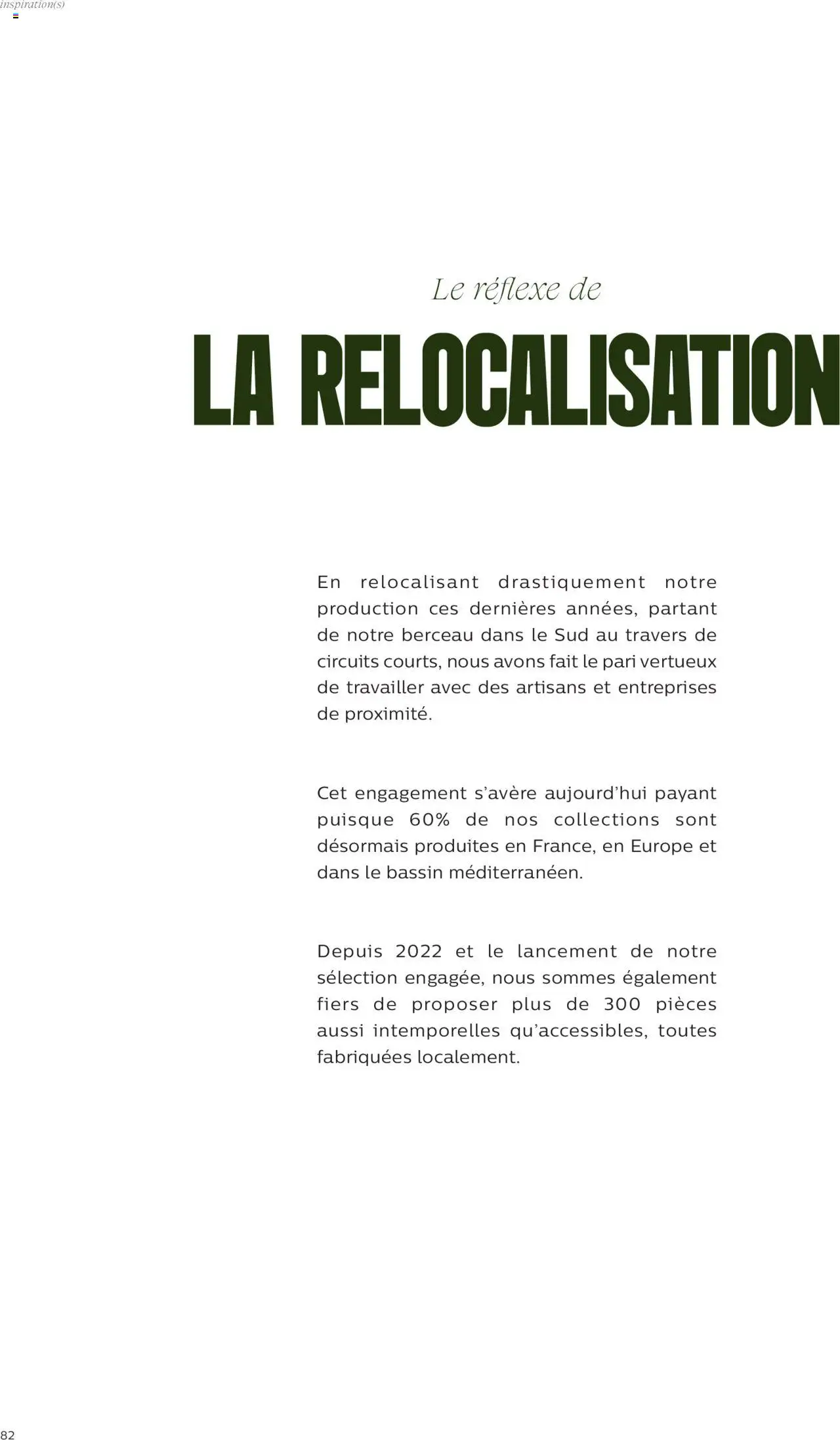Alinéa catalogue - page 82 - valable à partir du 01/05/2024