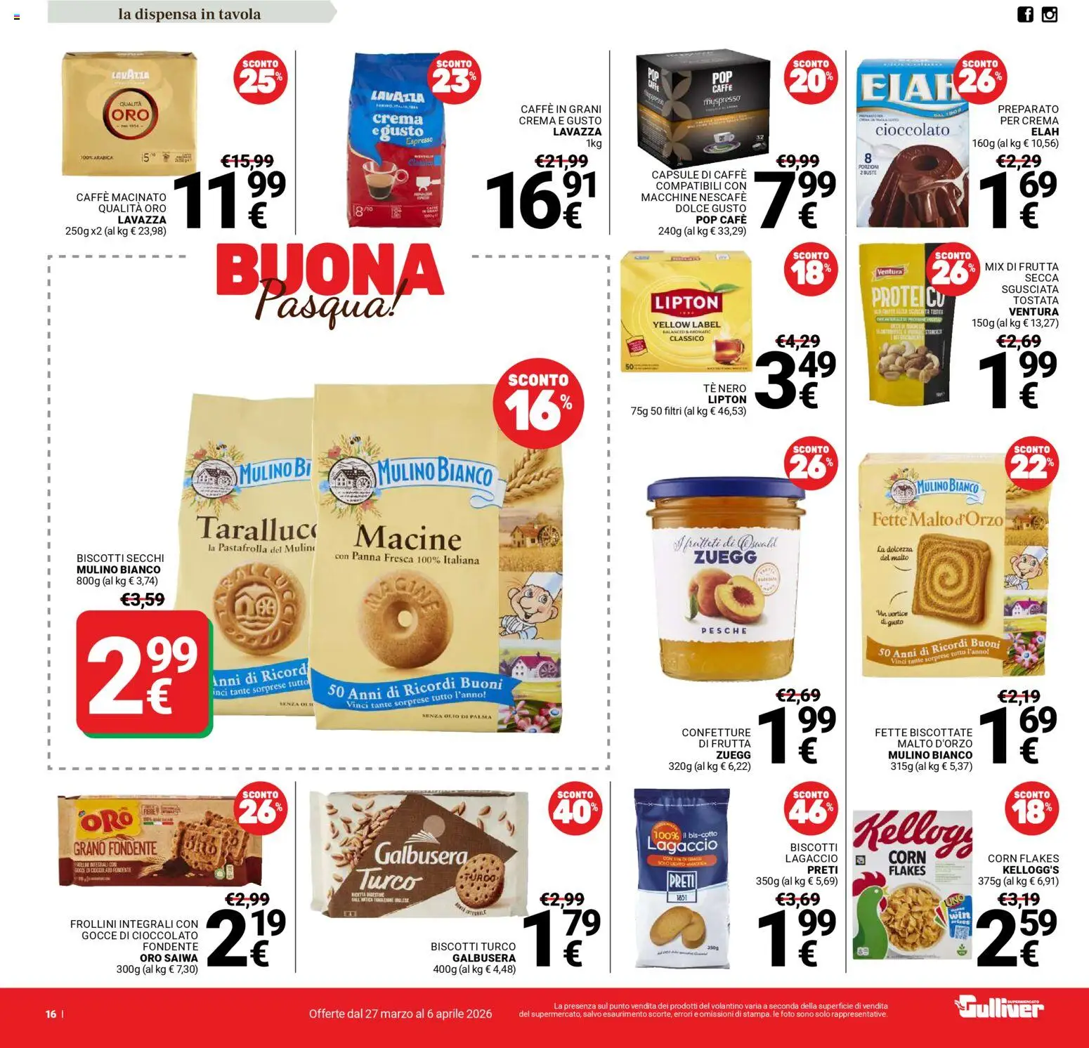Gulliver volantino - pagina 16 - valido dal 27/03/2026