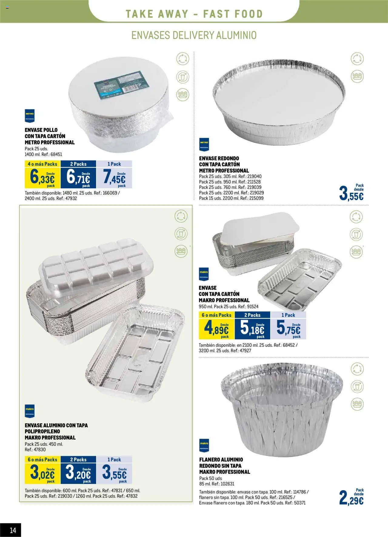 Makro - Catalogo Desechables Take Away Centro - Página de 14 - Válido desde 07/07/2025