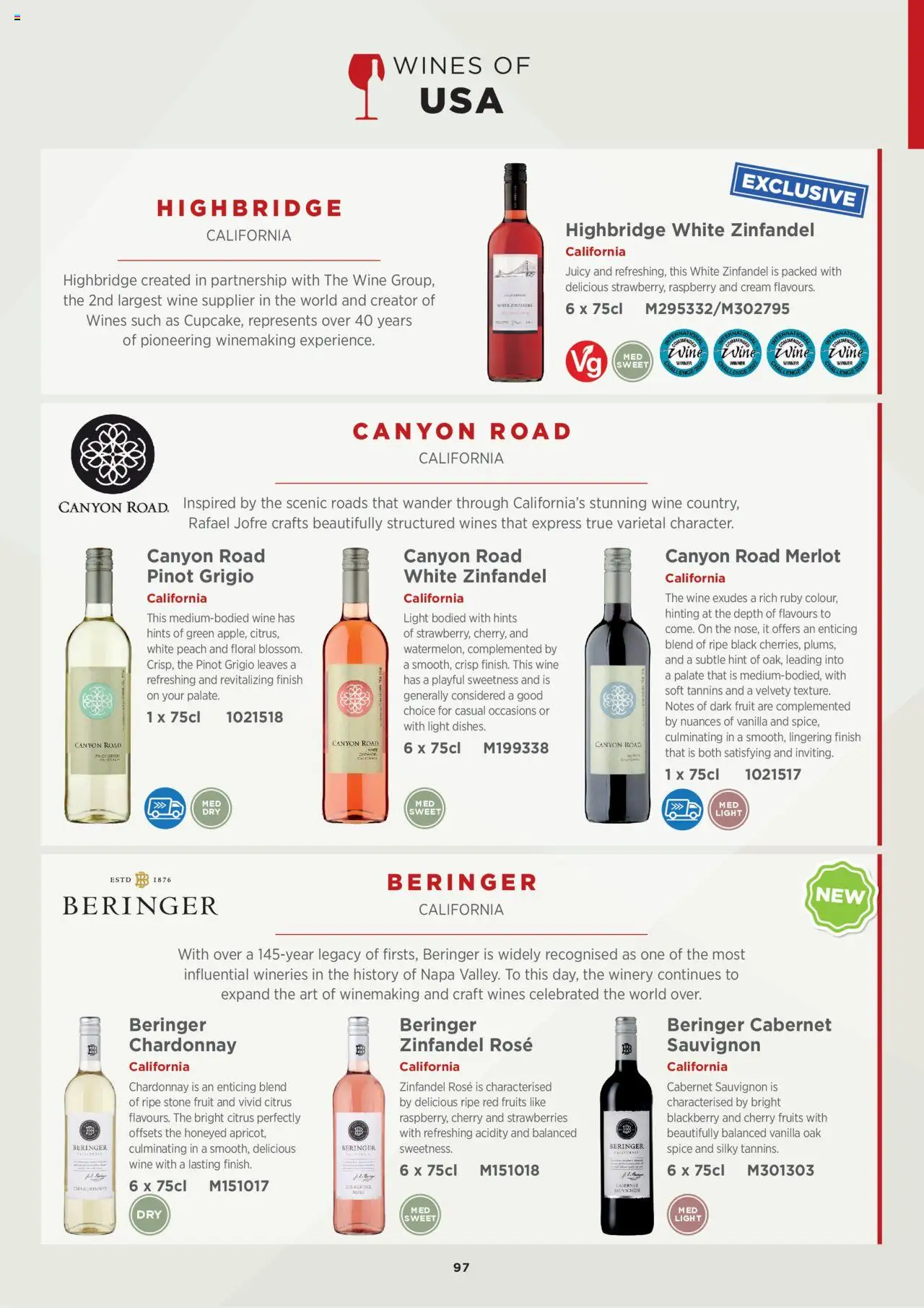 Booker Wholesale - Wine List 2025 - page 97- valid from 07/07/2025