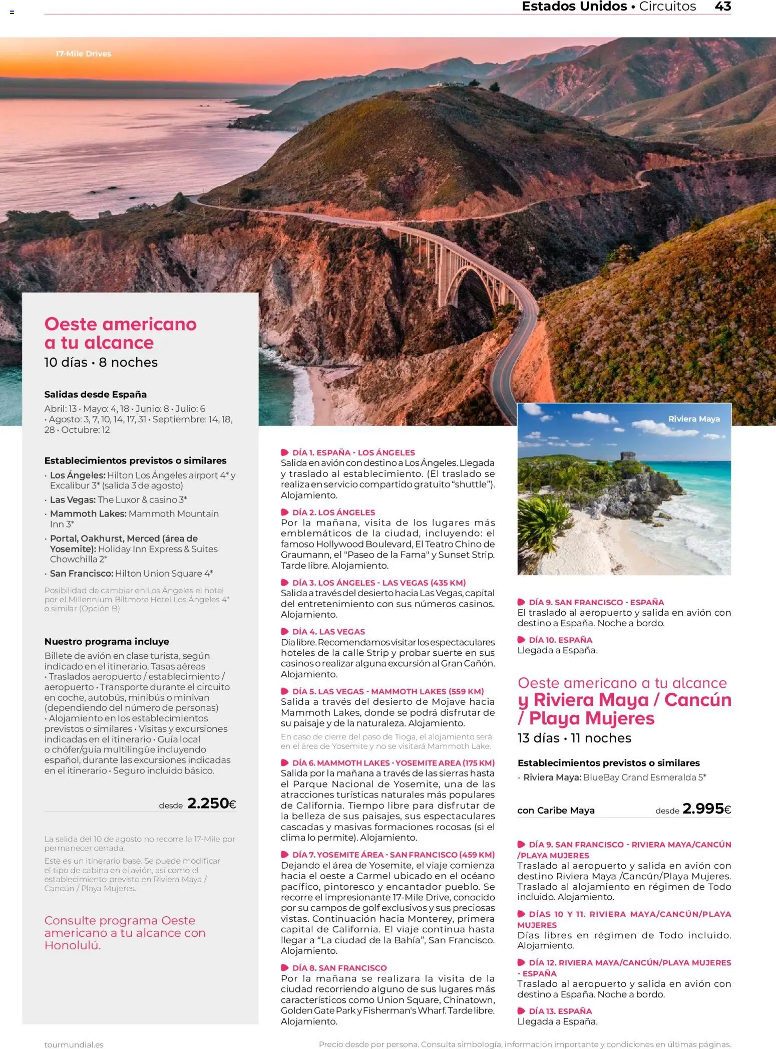 Viajes El Corte Inglés Norteamérica y Caribe - Página de 43 - Válido desde 01/01/2026