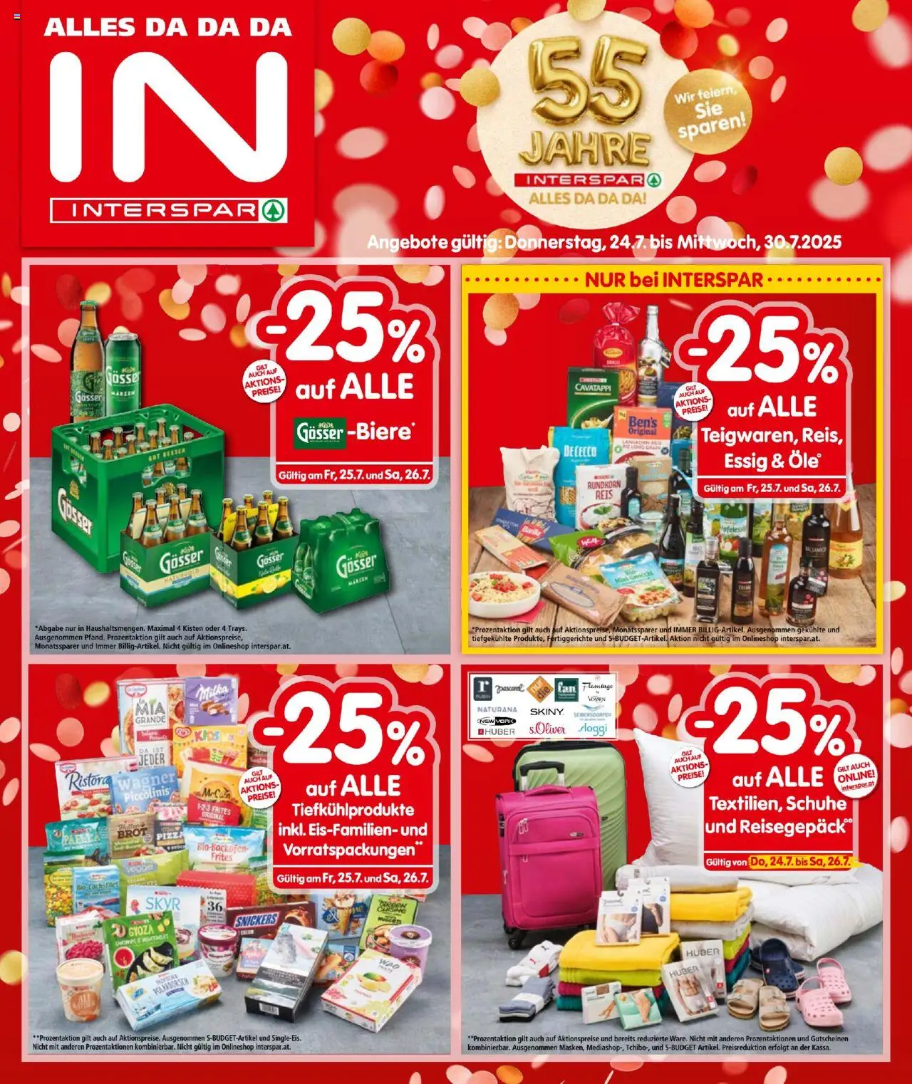 Interspar Flugblatt - Seite 1- gültig ab 24.07.2025
