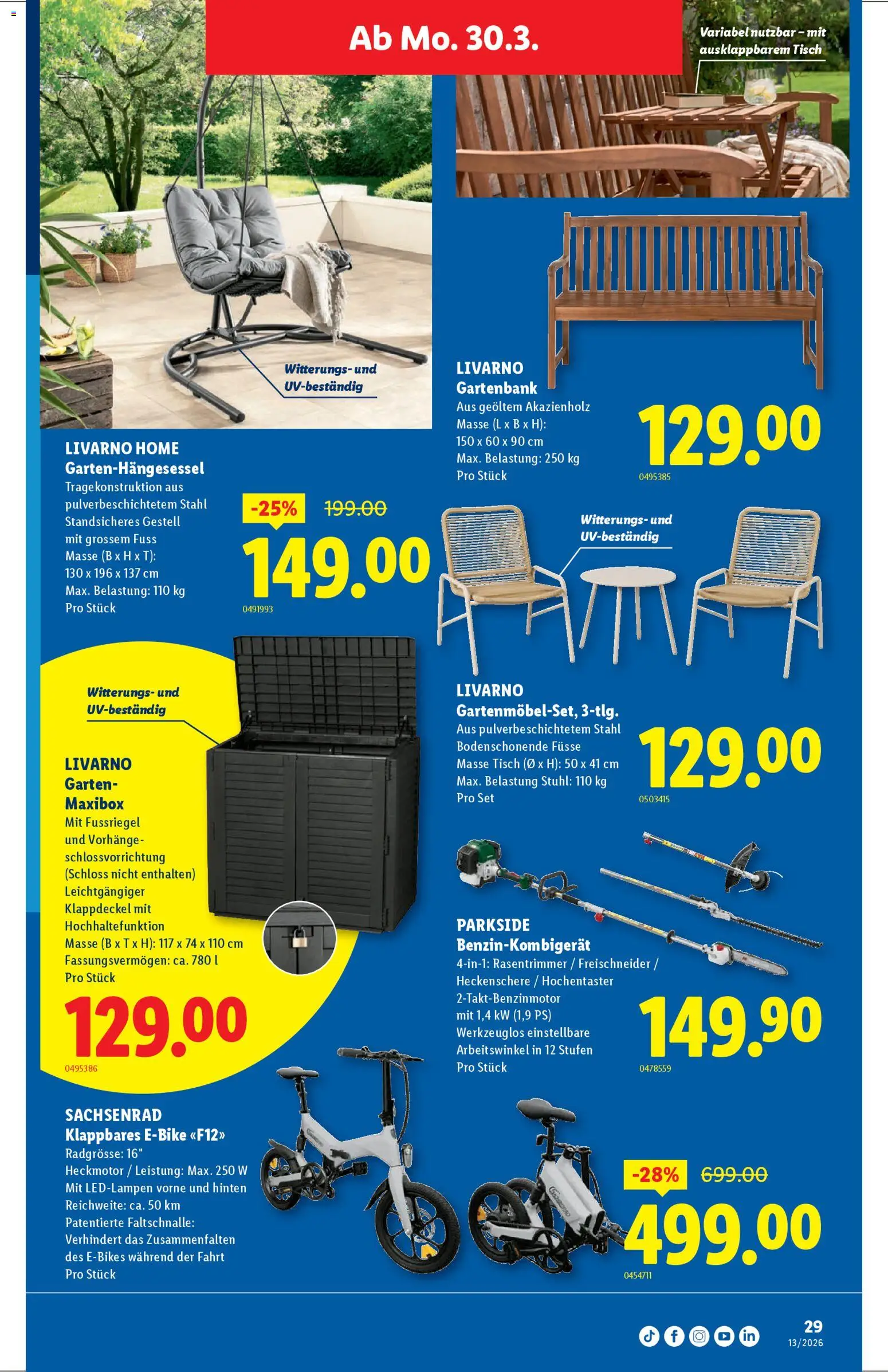 Lidl aktionen - page 29- valid from 26.03.2026