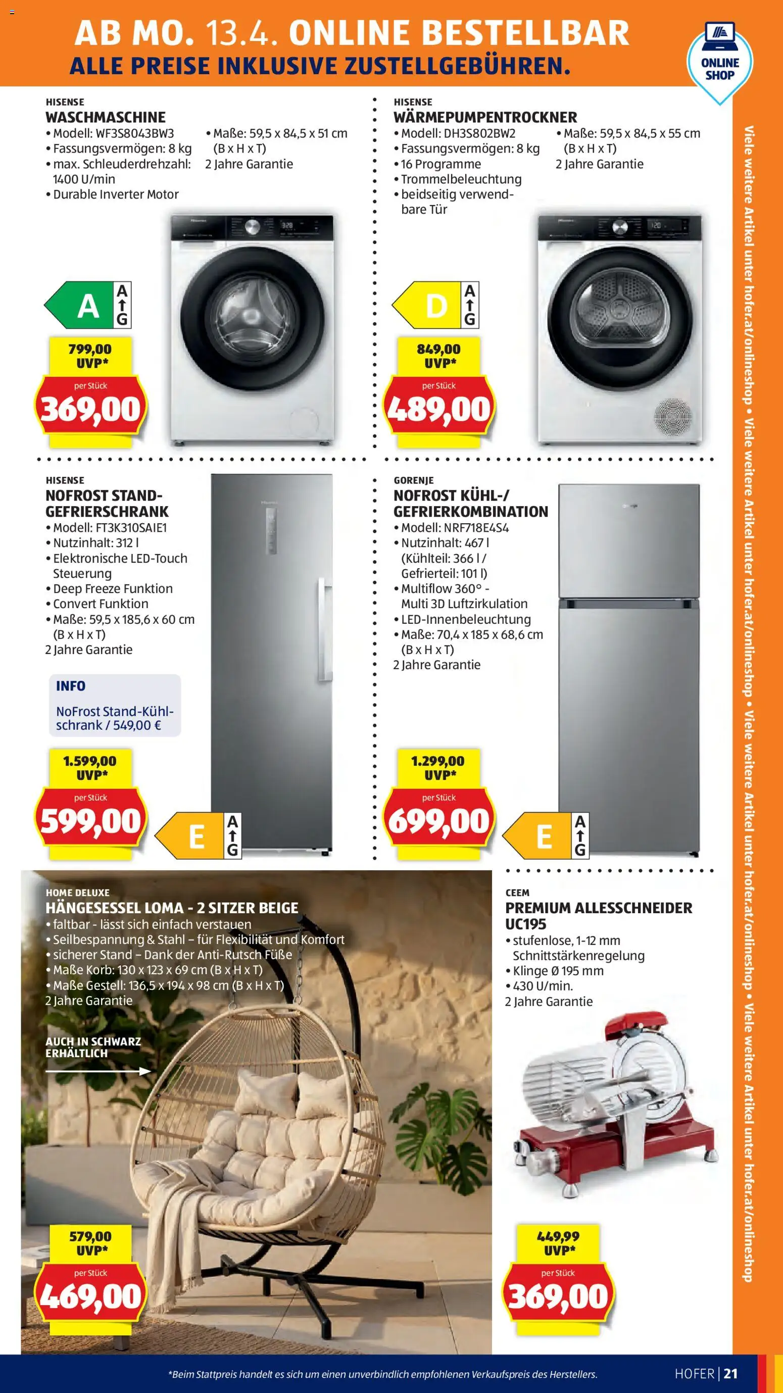 Hofer Flugblatt - page 25- valid from 08.04.2026