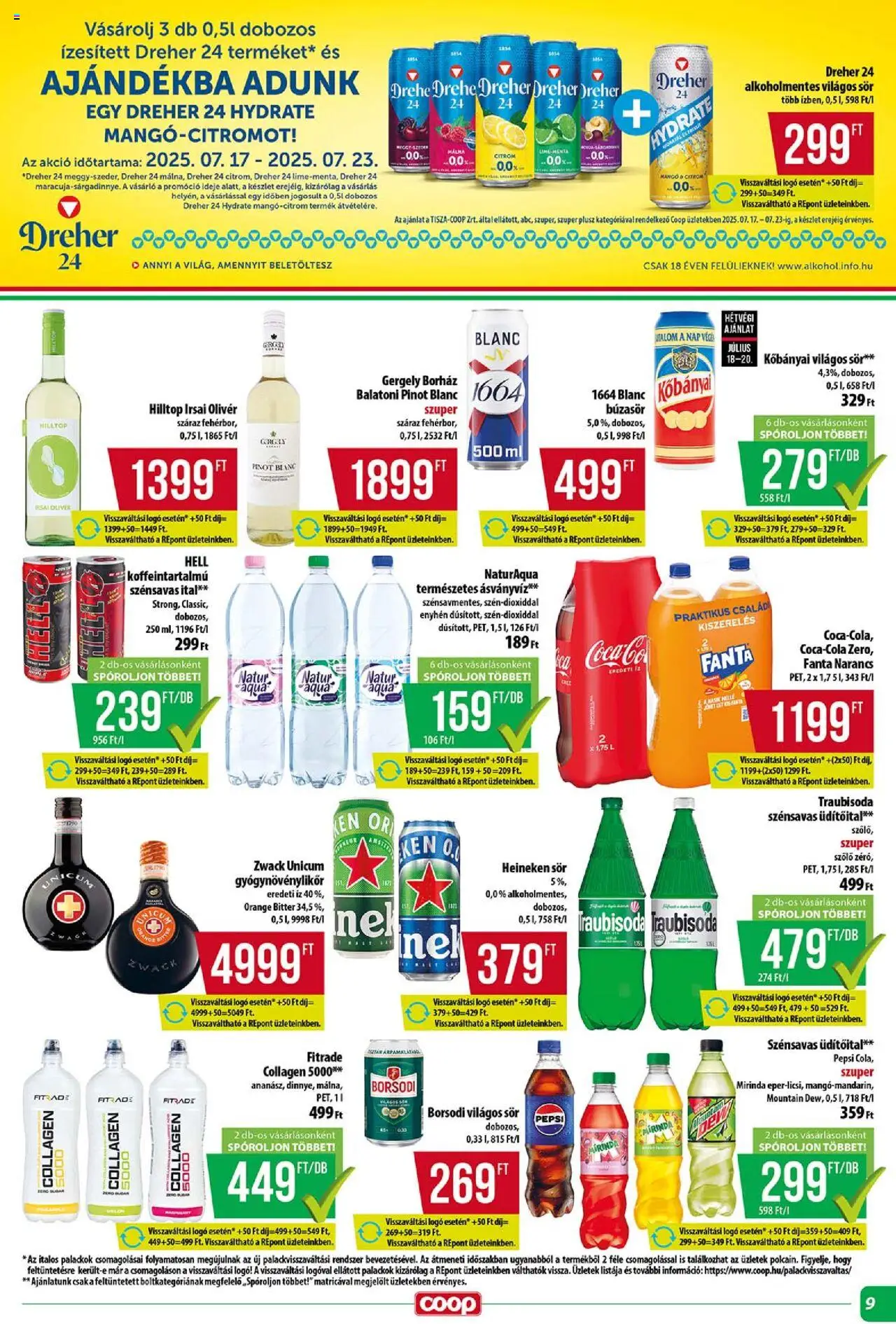 COOP - Abc & Szuper / Tisza - 9oldal - érvényes 2025.07.17.-tól
