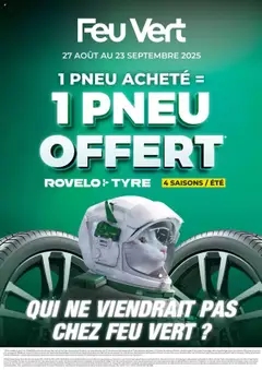 Aperçu Feu Vert catalogue valable à partir du 27/08/2025