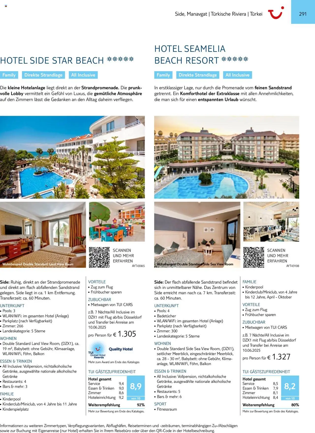 TUI  Südeuropa & Nordafrika 2025/26 - Seite 291 - gültig ab 01.01.2025