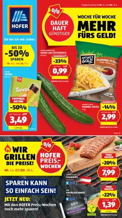 Vorschau Hofer Flugblatt gültig ab 08.04.2026