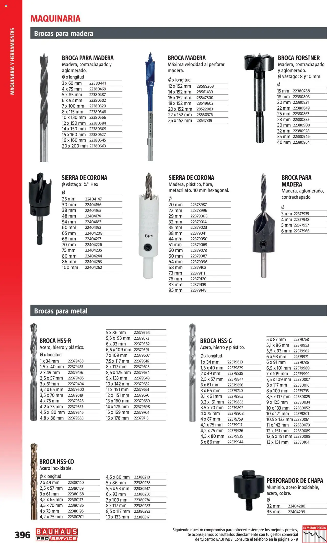 Bauhaus - ProService  - Página de 396 - Válido desde 24/02/2025
