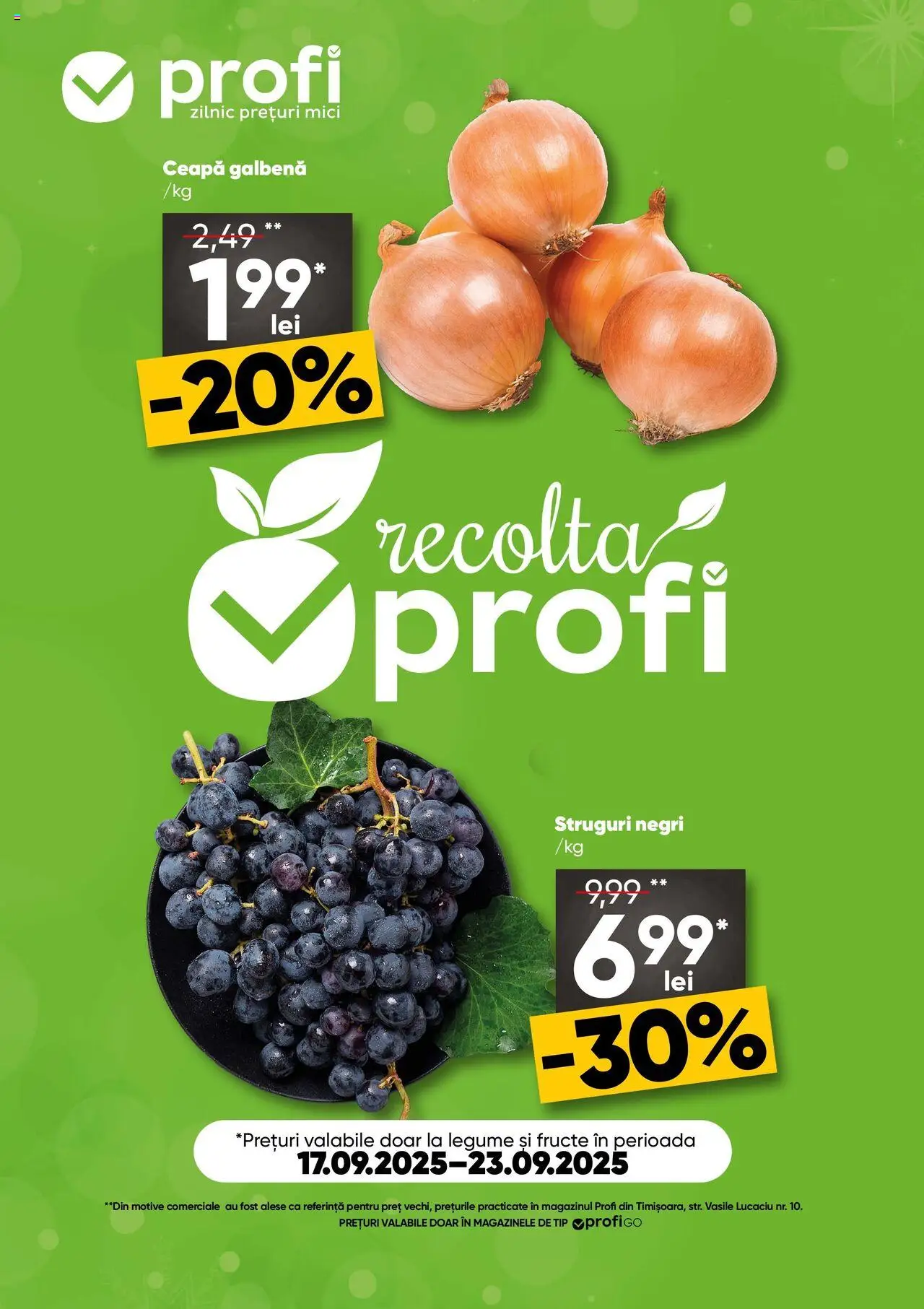 Catalog Profi Fresh Go - pagina 1- valabil de la 17.09.2025