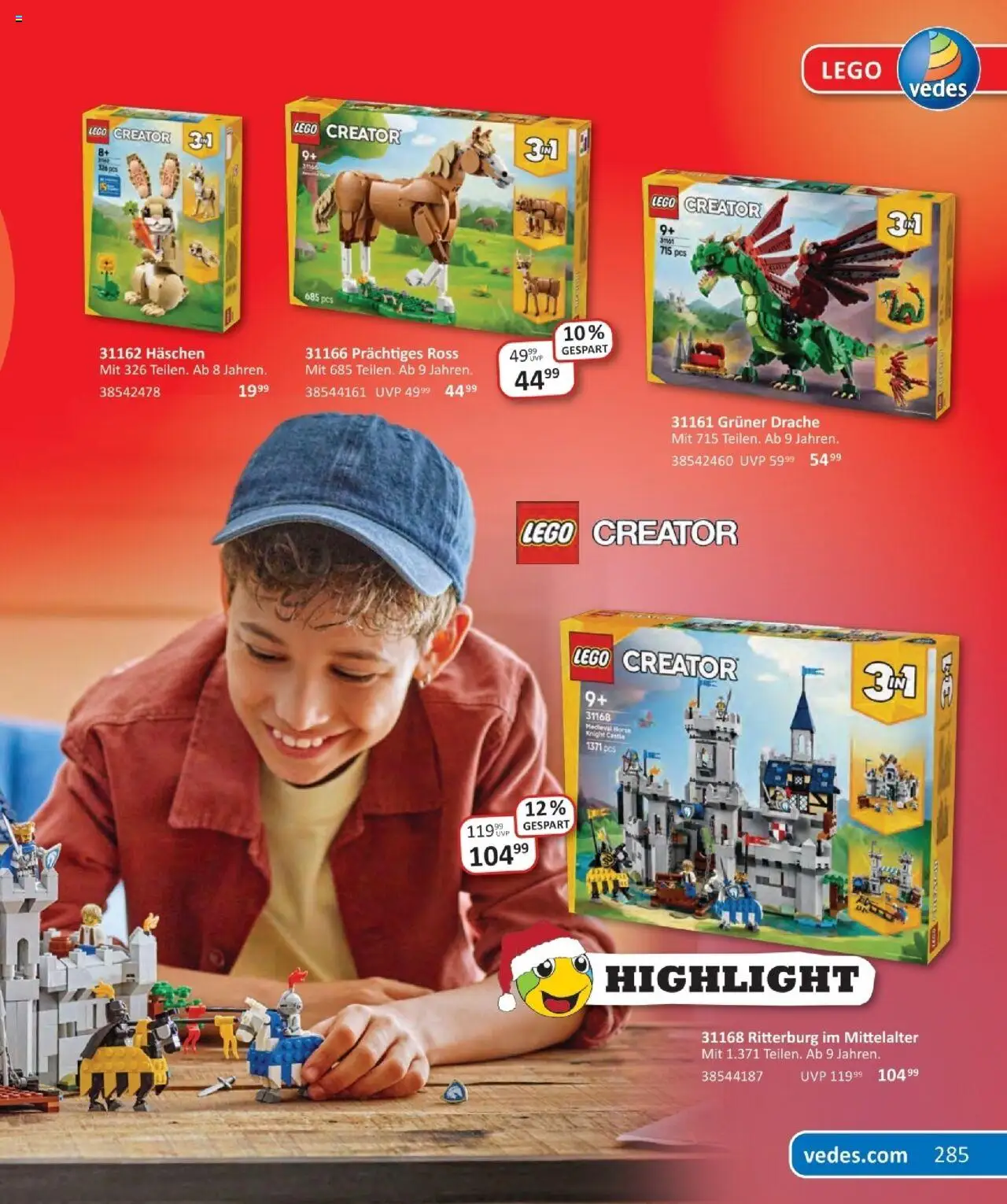 Vedes Das große Buch der Wünsche - Seite 285 - gültig ab 29.09.2025