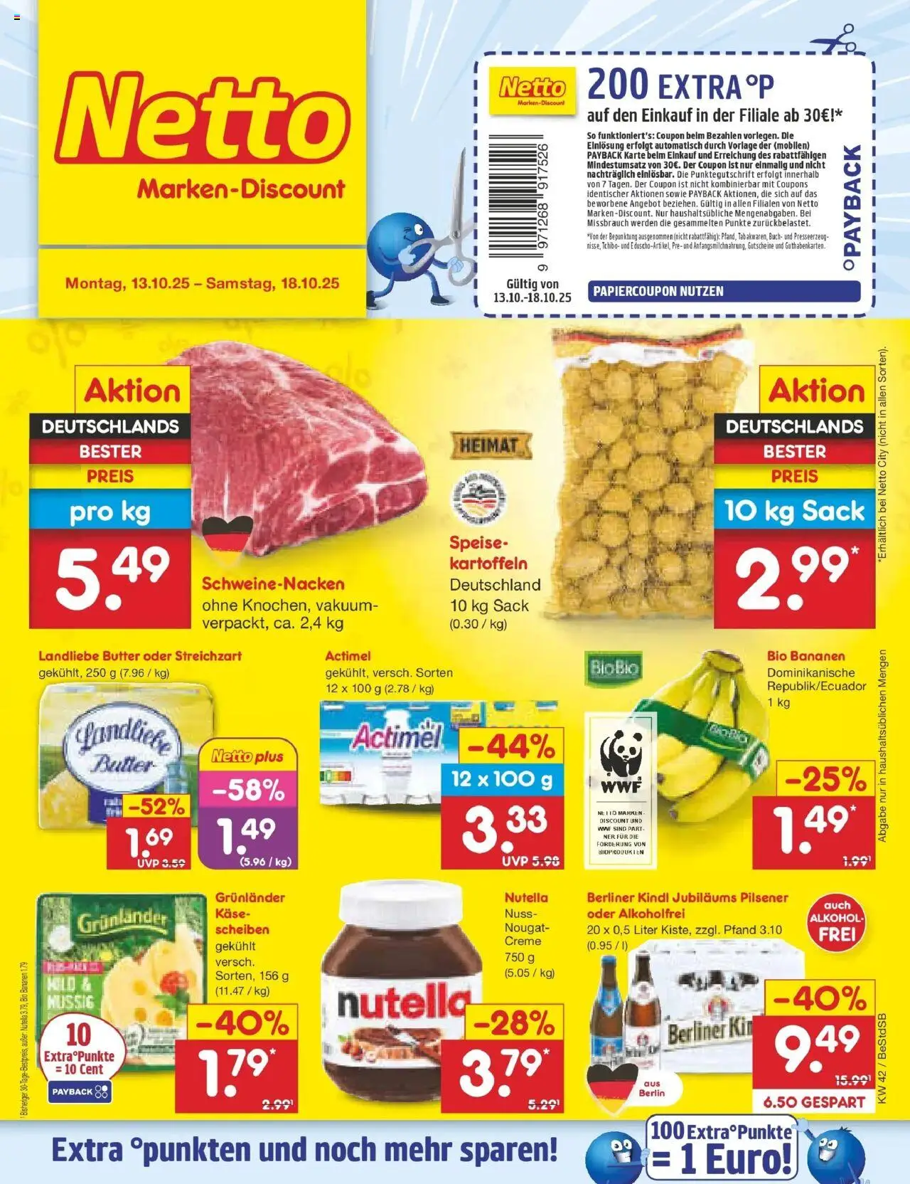 Netto Marken-Discount Prospekt 	 - Seite 1 - gültig ab 13.10.2025