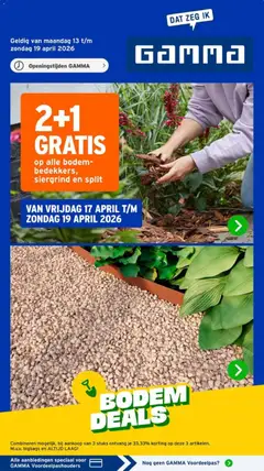 GAMMA folder geldig vanaf 13-04-2026